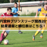 【高円宮杯プリンスリーグ関西2019】結果速報と順位表はこちら！