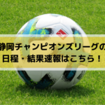 静岡チャンピオンズリーグの日程・結果速報はこちら！