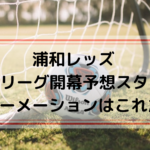 浦和レッズ2021Jリーグ開幕戦予想スタメン・フォーメーションはこれだ！