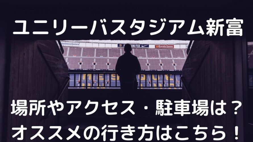 ユニリーバスタジアム新富の場所やアクセス・駐車場は？オススメの行き方はこちら！