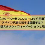 スペイン代表の若手注目選手は？予想スタメン・フォーメーションと戦術｜W杯ヨーロッパ予選