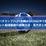 カラバオカップ2021決勝はDAZN以外で放送？ネット配信動画の視聴方法・見方まとめ！