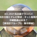 Acl21ガンバ大阪の試合日程とテレビ中継 ネット配信動画はある 東地区グループステージ 集中開催 Center Circle
