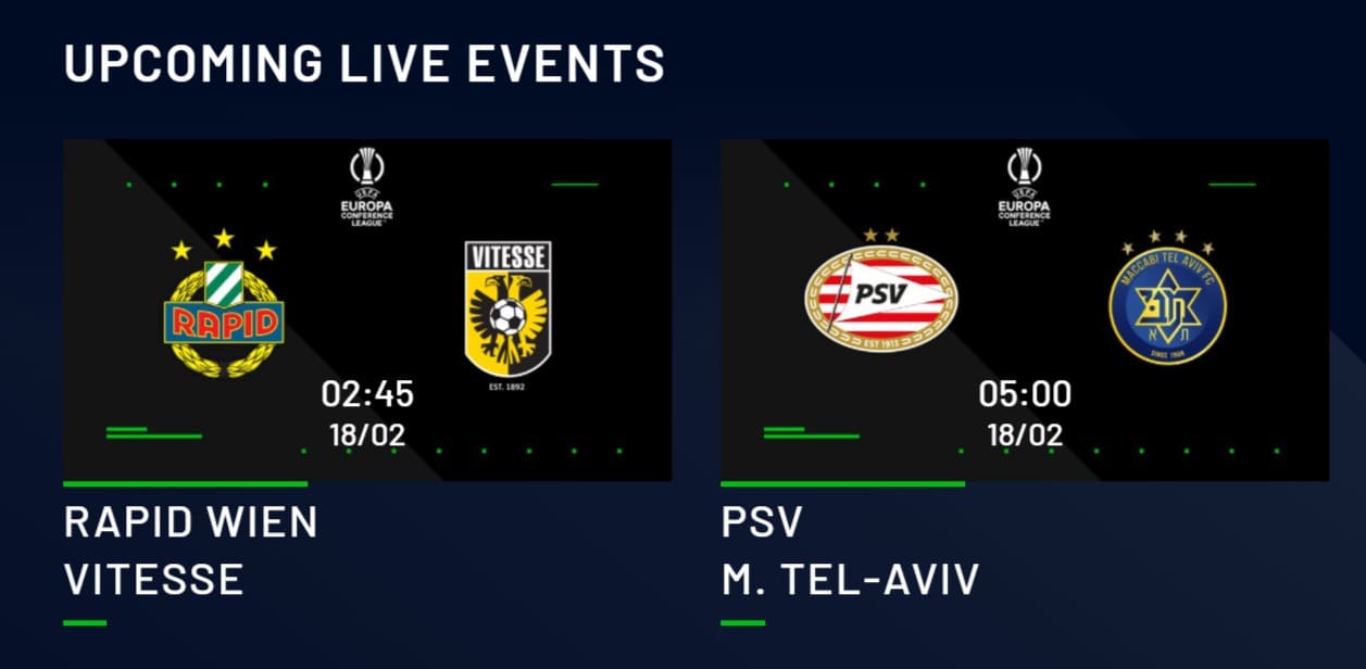 UEFATV_カンファレンスリーグ‗決勝トーナメントプレーオフのライブ配信