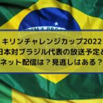 日本対ブラジル代表の放送予定とネット配信は？見逃しはある？ | キリンチャレンジカップ2022