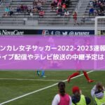 インカレ女子サッカー2022-2023速報！ライブ配信やテレビ放送の中継予定は？