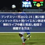 シュツットガルト対バイエルン放送を無料ライブ中継と見逃し配信で視聴する方法！